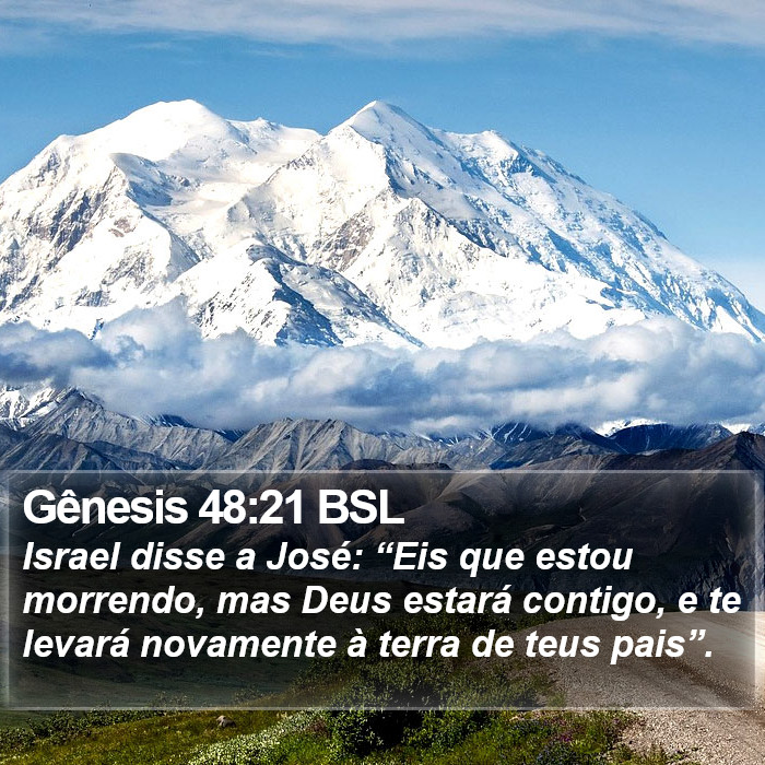 Gênesis 48:21 BSL Bible Study