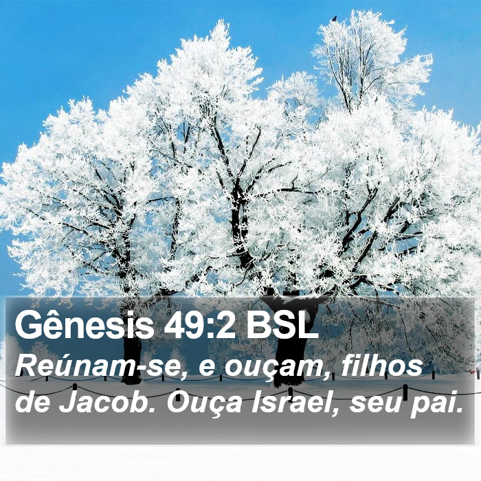 Gênesis 49:2 BSL Bible Study