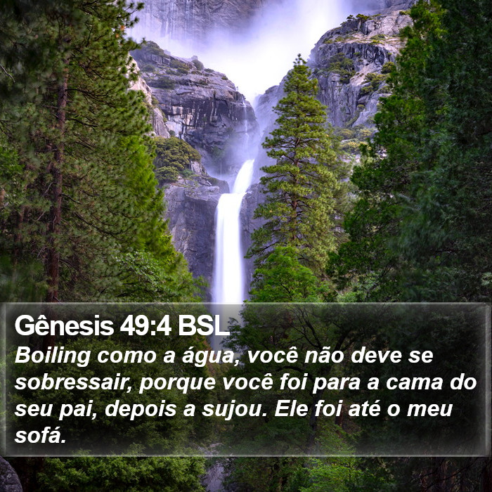 Gênesis 49:4 BSL Bible Study