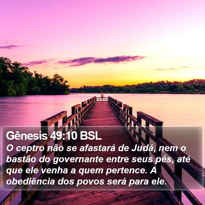 Gênesis 49:10 BSL Bible Study
