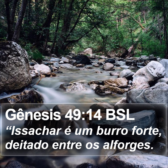 Gênesis 49:14 BSL Bible Study