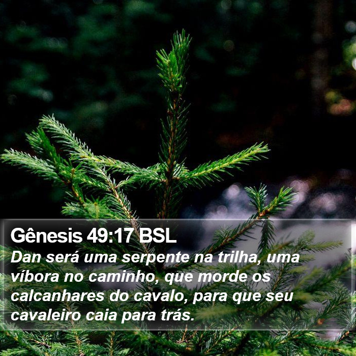 Gênesis 49:17 BSL Bible Study