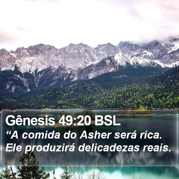 Gênesis 49:20 BSL Bible Study