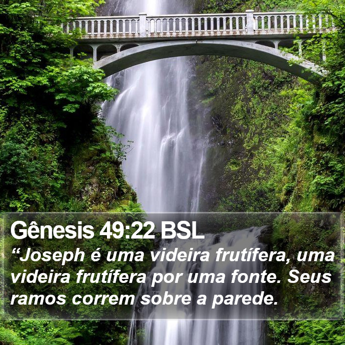 Gênesis 49:22 BSL Bible Study