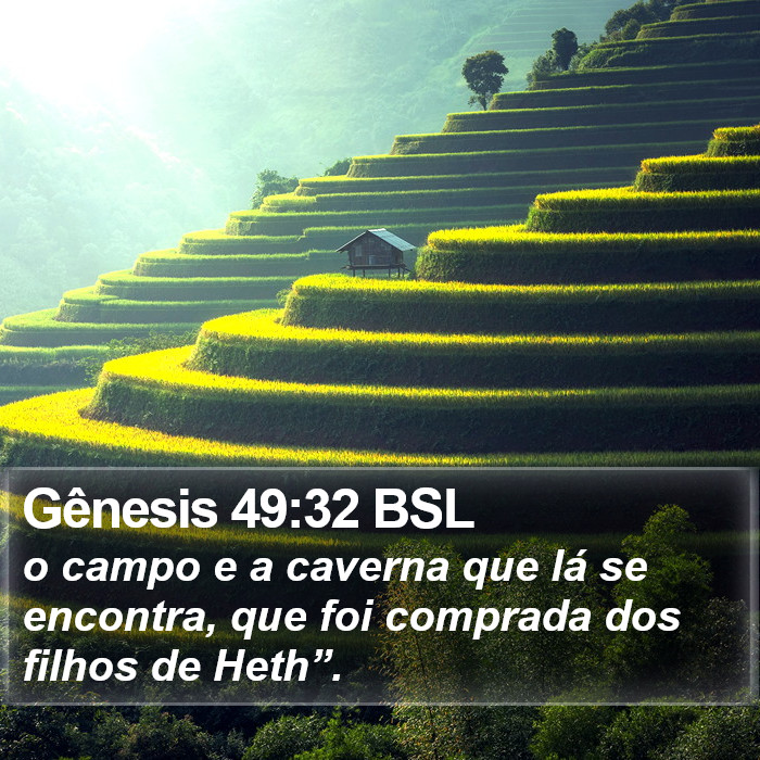Gênesis 49:32 BSL Bible Study
