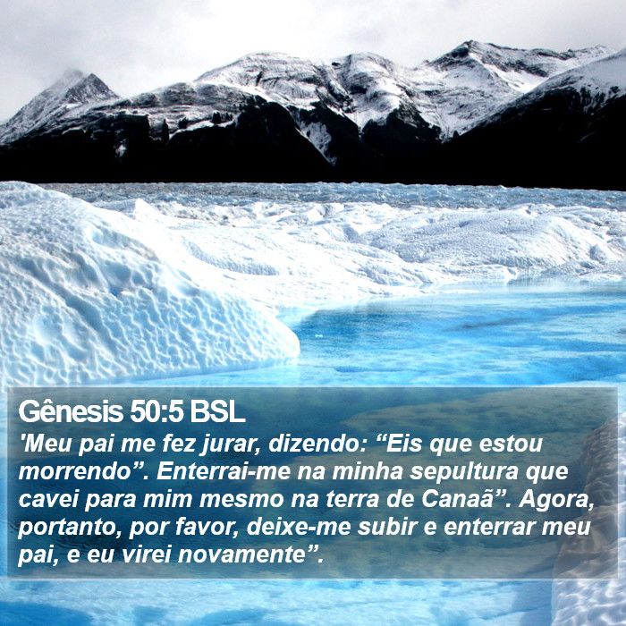 Gênesis 50:5 BSL Bible Study