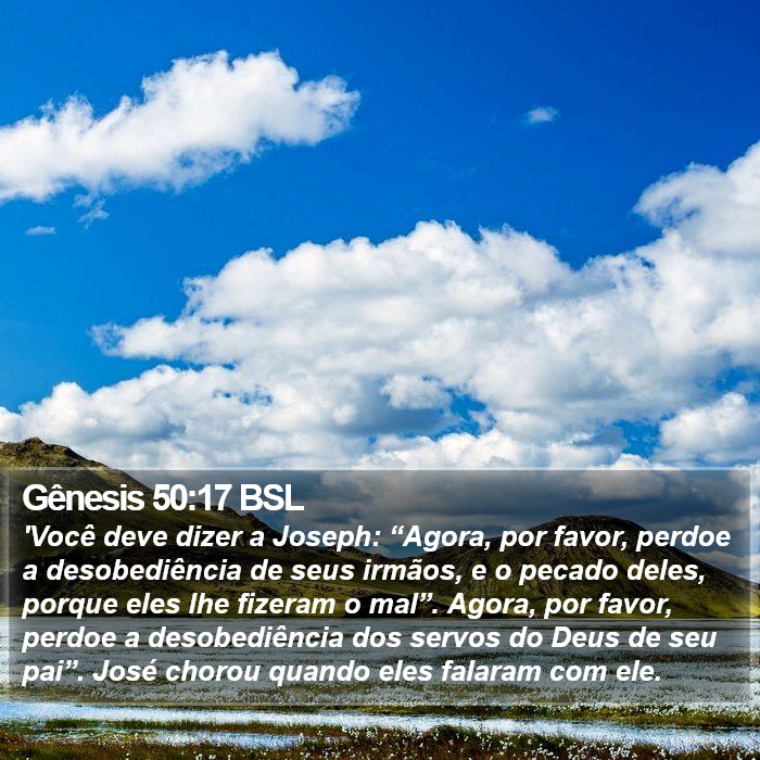 Gênesis 50:17 BSL Bible Study