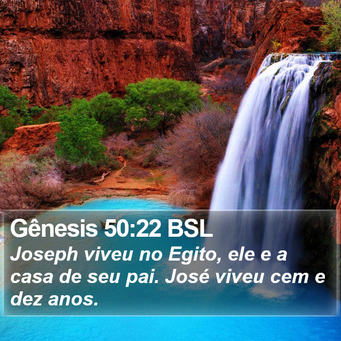 Gênesis 50:22 BSL Bible Study