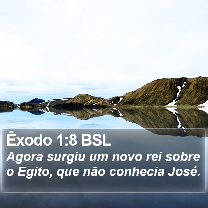 Êxodo 1:8 BSL Bible Study