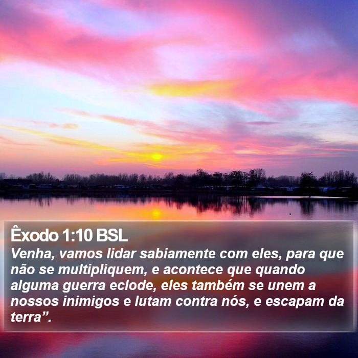 Êxodo 1:10 BSL Bible Study