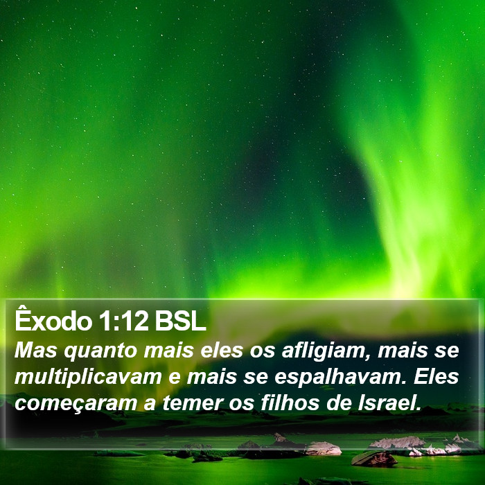 Êxodo 1:12 BSL Bible Study