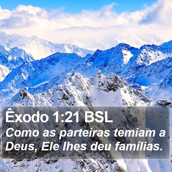 Êxodo 1:21 BSL Bible Study