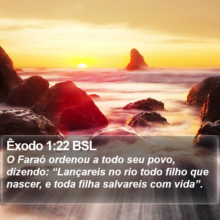 Êxodo 1:22 BSL Bible Study