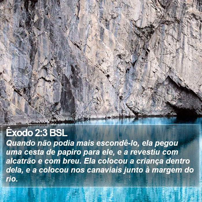 Êxodo 2:3 BSL Bible Study