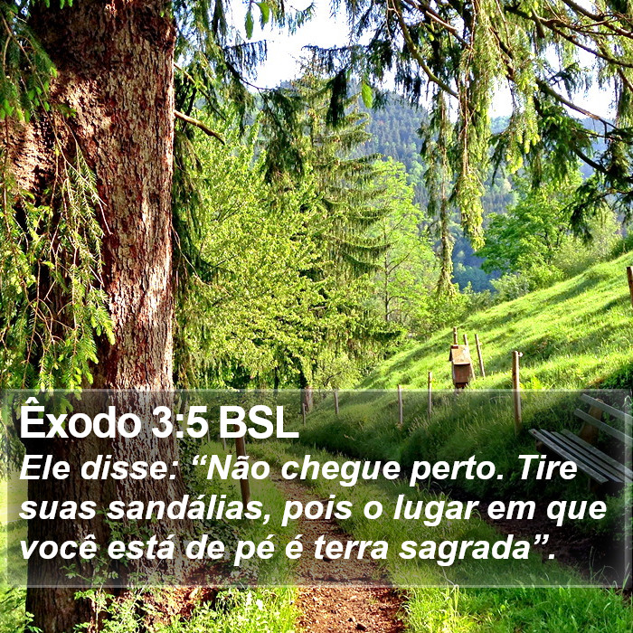 Êxodo 3:5 BSL Bible Study