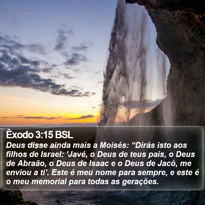 Êxodo 3:15 BSL Bible Study