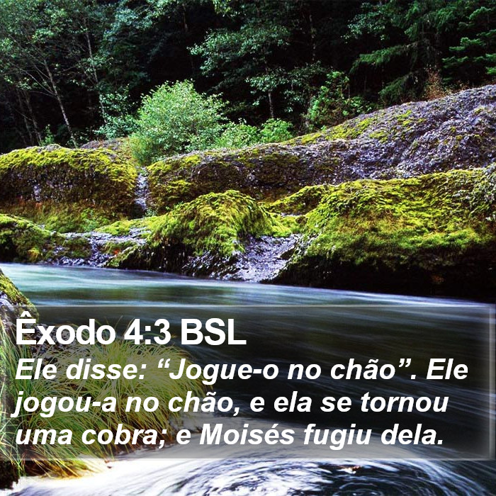 Êxodo 4:3 BSL Bible Study