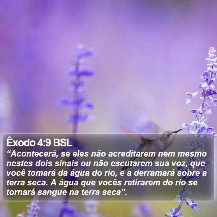 Êxodo 4:9 BSL Bible Study