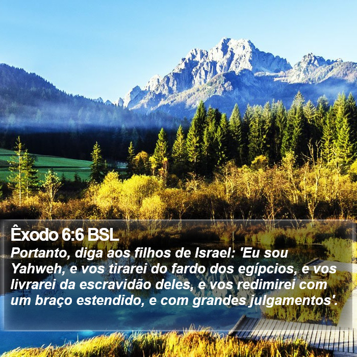 Êxodo 6:6 BSL Bible Study