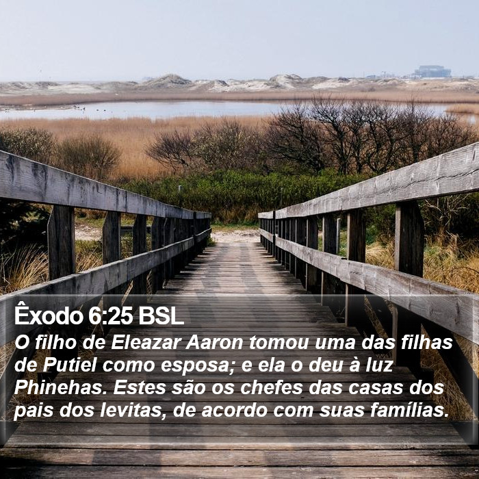 Êxodo 6:25 BSL Bible Study