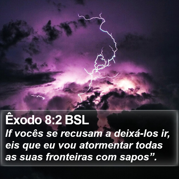 Êxodo 8:2 BSL Bible Study