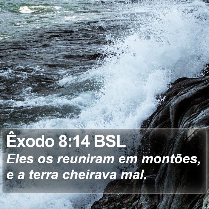 Êxodo 8:14 BSL Bible Study