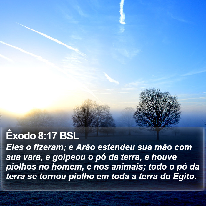 Êxodo 8:17 BSL Bible Study