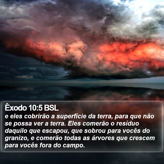 Êxodo 10:5 BSL Bible Study