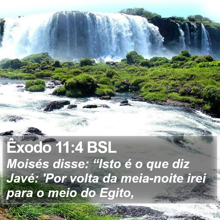 Êxodo 11:4 BSL Bible Study