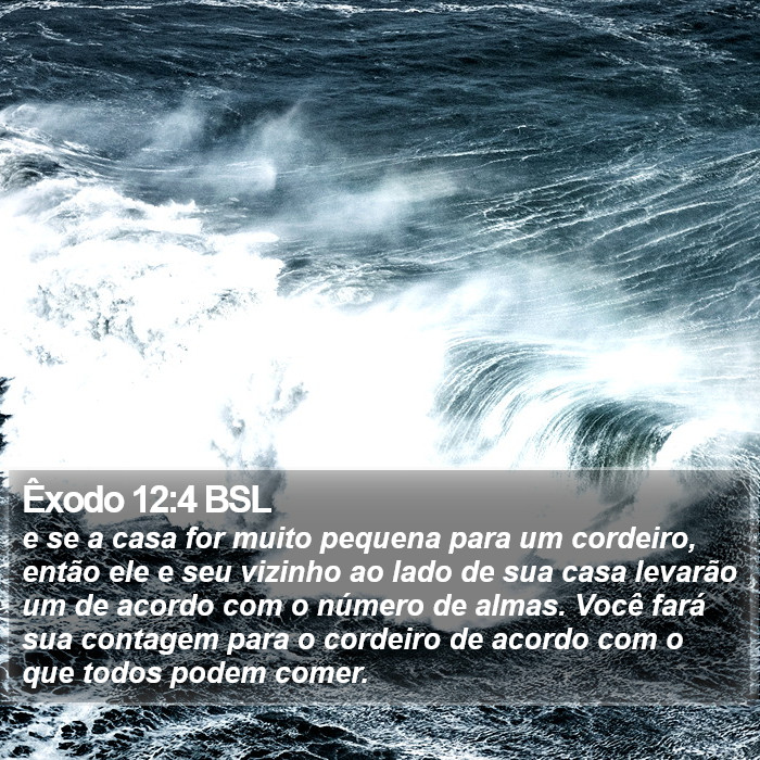 Êxodo 12:4 BSL Bible Study