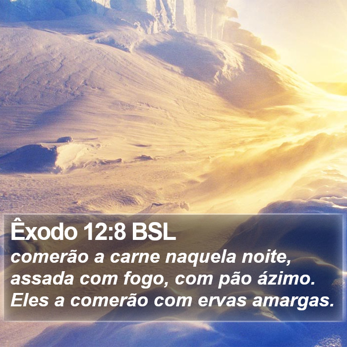 Êxodo 12:8 BSL Bible Study