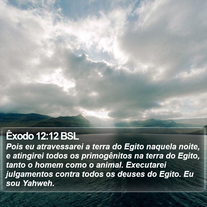 Êxodo 12:12 BSL Bible Study