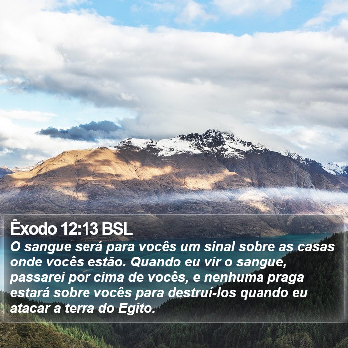 Êxodo 12:13 BSL Bible Study