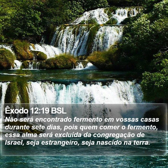 Êxodo 12:19 BSL Bible Study