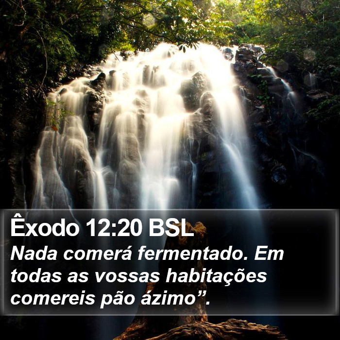 Êxodo 12:20 BSL Bible Study