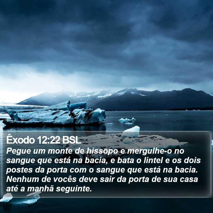 Êxodo 12:22 BSL Bible Study