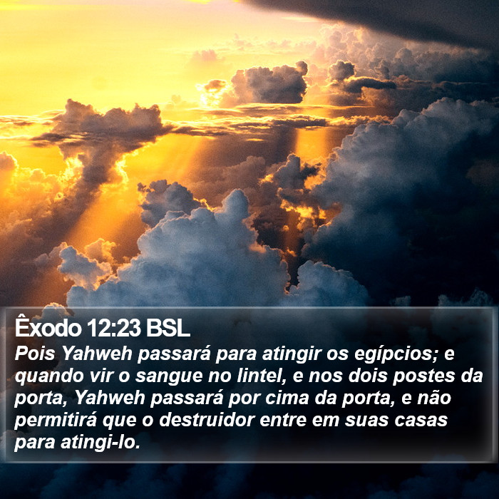 Êxodo 12:23 BSL Bible Study