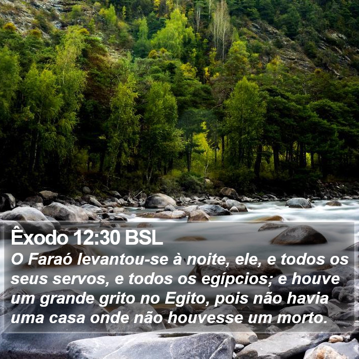 Êxodo 12:30 BSL Bible Study