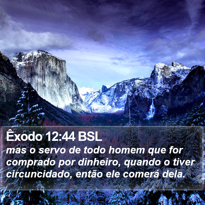 Êxodo 12:44 BSL Bible Study