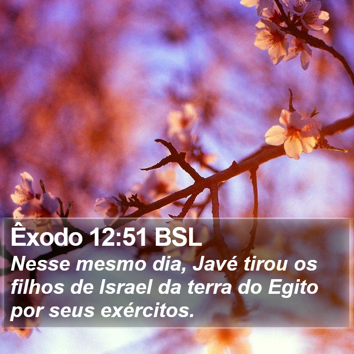 Êxodo 12:51 BSL Bible Study