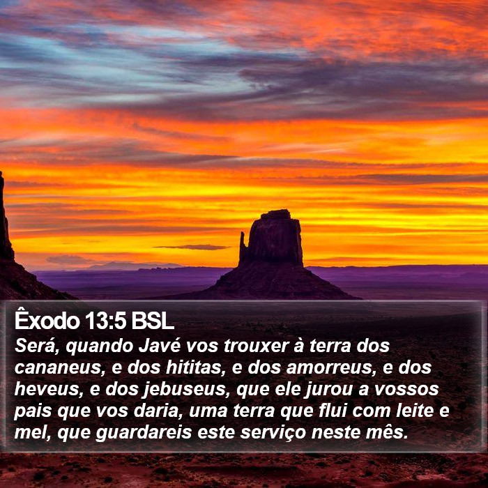 Êxodo 13:5 BSL Bible Study