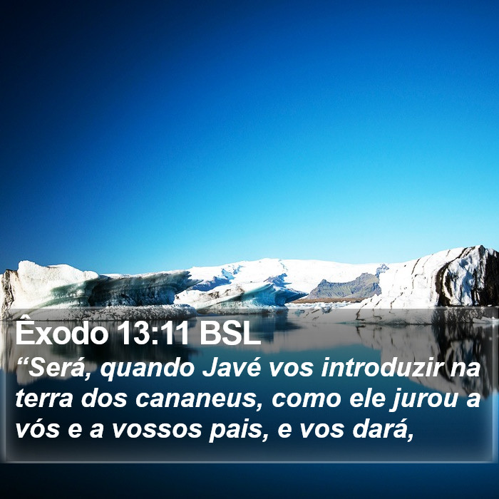 Êxodo 13:11 BSL Bible Study