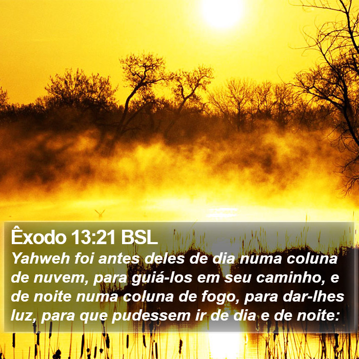 Êxodo 13:21 BSL Bible Study