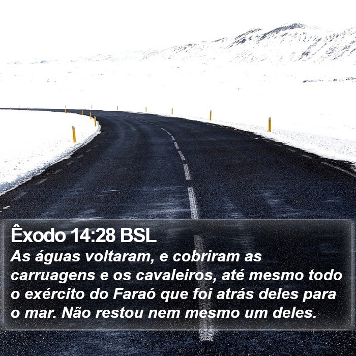 Êxodo 14:28 BSL Bible Study