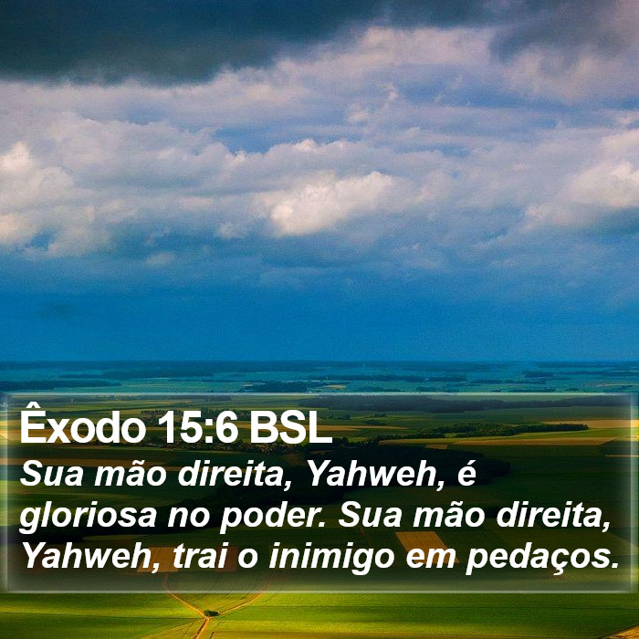 Êxodo 15:6 BSL Bible Study