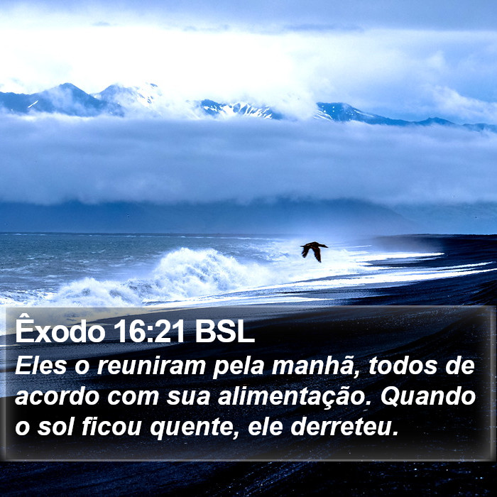 Êxodo 16:21 BSL Bible Study