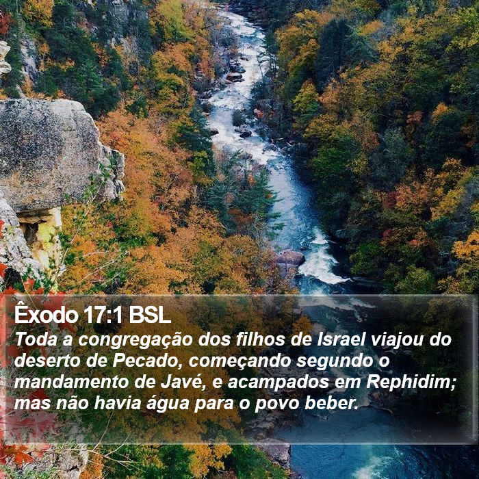 Êxodo 17:1 BSL Bible Study