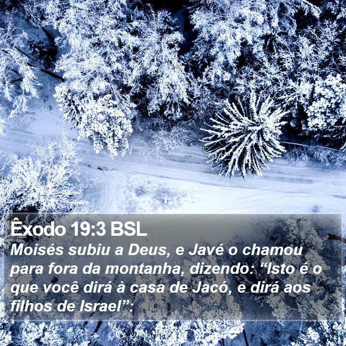 Êxodo 19:3 BSL Bible Study