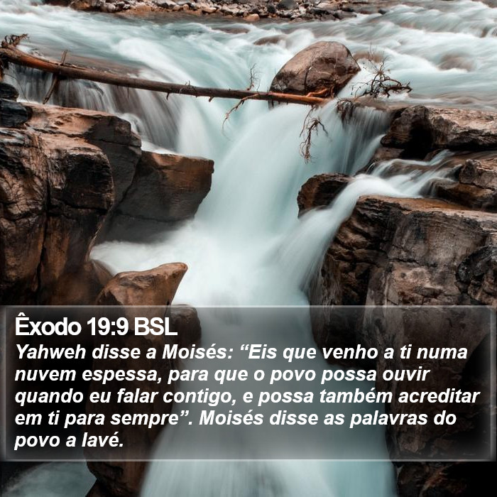 Êxodo 19:9 BSL Bible Study