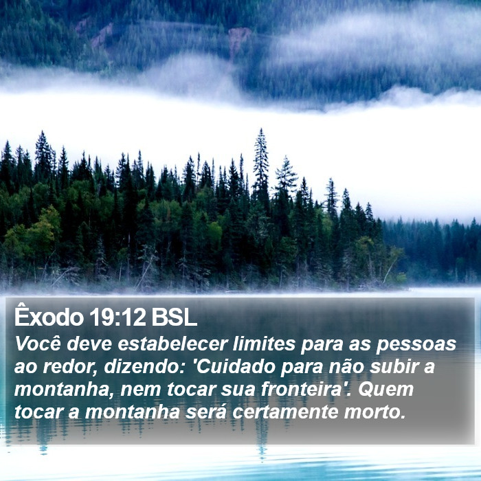 Êxodo 19:12 BSL Bible Study